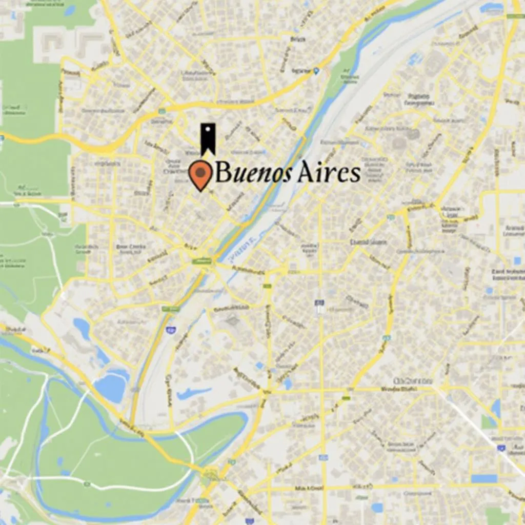 Mapa de ubicación en Buenos Aires